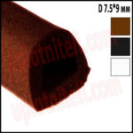 Самоклеящийся уплотнитель D 7,5х9