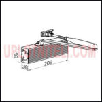 Доводчик ECO Schulte TS 11F с тягой