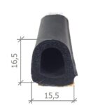 Самоклеящийся уплотнитель D 16х16