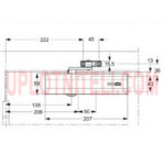 Доводчик BKS OTS 210 с тягой