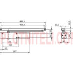 Доводчик Geze TS 5000 V со скользящей шиной